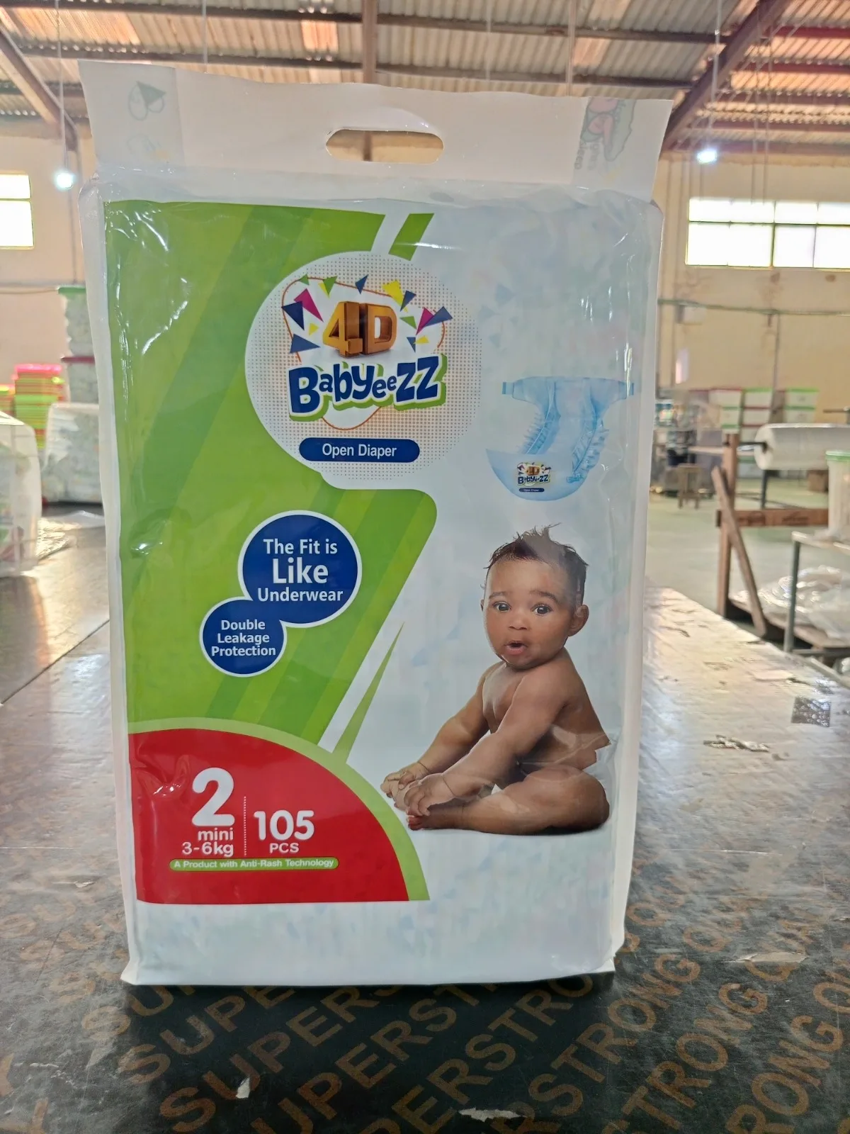 Babyeezz Diaper Size 2 (105 Pcs) New